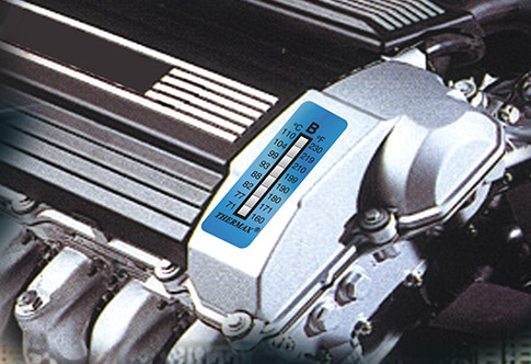 Temperaturmessstreifen Beispiel